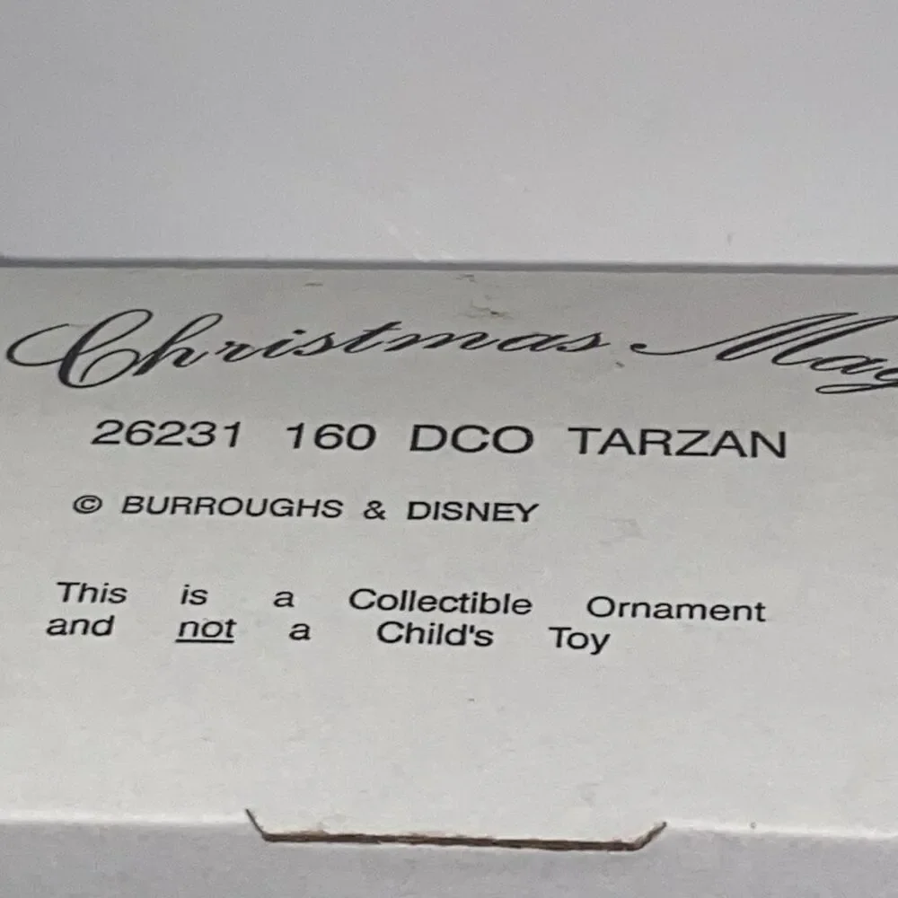 Disney Tarzan Christmas Magic Collectible Hanging‎ Ornament